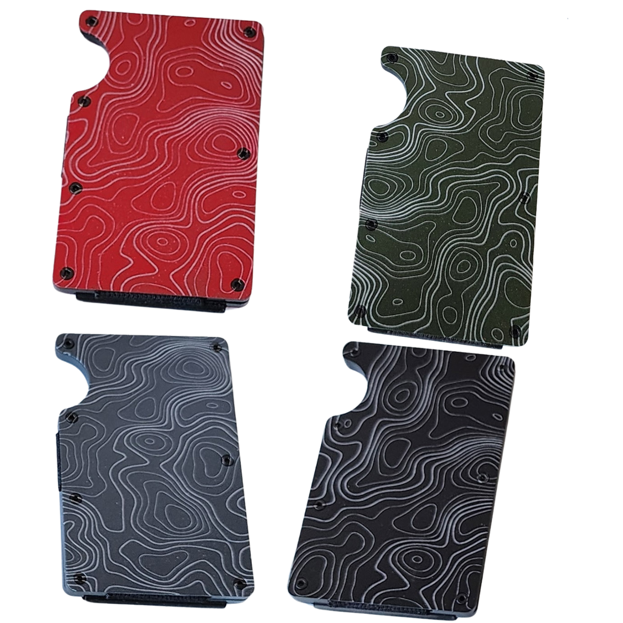 Aspire Topography Aluminum Wallet